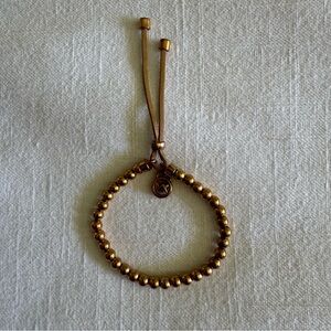 Michael Kors Gold Beaded Bracelet